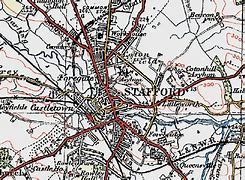 Image result for Stafford England Map