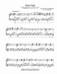 Image result for Silent Night Bass Clef Sheet Music