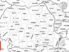 Image result for Romania Blank Map