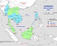 Image result for Khmer Empire Map Location