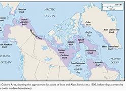 Image result for Inuit Languages across Canada Map