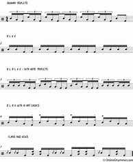 Image result for Drum Fills Sheet Music