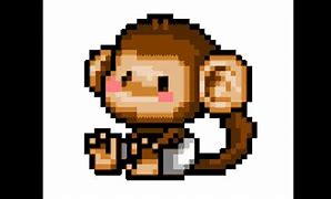 Image result for Monkey Riding a Motorcycle Pixel Art