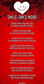 Image result for Smile Poems Poetry