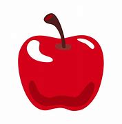 Image result for Red Apple Cartoon Png