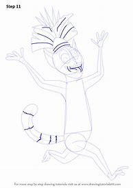 Image result for How to Draw King Julien