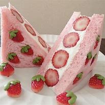 Image result for Chocolate Strawberry Cake Aesthetic