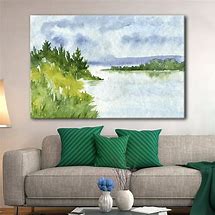 Image result for Lake Wall Art