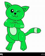 Image result for Smiling Green Cat