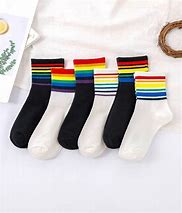 Image result for Rainbow Striped Socks