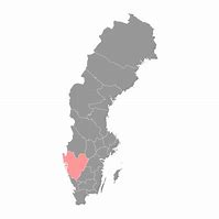 Image result for Vastra Gotaland Sweden Map