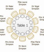 Image result for 10 Chairs Round Table Seating Chart Template