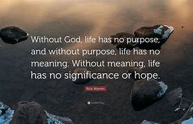 Image result for Life without Purpose Quote