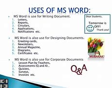 Image result for Information About MS Word