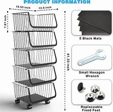 Image result for 6 Drawer Wire Cart