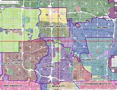 Image result for Salt Lake Zip Code Map