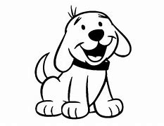 Image result for Cartoon Dog Line Drawing