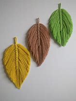 Image result for Macrame Leaves