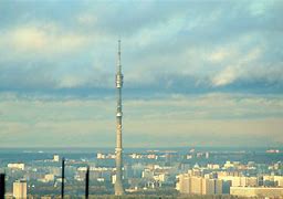 Image result for Ostankino Tower Under Construction