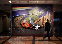 Image result for Denver Airport Weird Murals