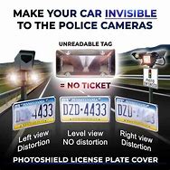 Image result for Anti Camera License Plate Cover