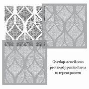 Image result for Distressed Antique Pattern Stencil