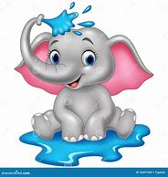 Image result for Elephant Trunk Spraying Water Template