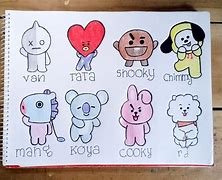 Image result for BT21 Characters Drawings