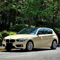 Image result for Wrapped BMW 1 Series Cream