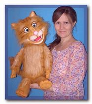 Image result for Cat Puppets Orange Tabby Cat