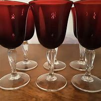 Image result for Twisted Stem Wine Glasses