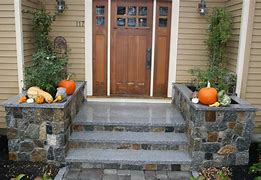 Image result for Front Entry Stone Steps