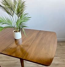 Image result for Mid Century Drop Leaf Dining Table