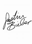 Image result for Justin Bieber Signature