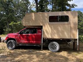 Image result for Flatbed and Camper Combined