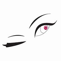 Image result for Wink Eye Drawing