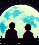 Image result for Cool Anime Moon