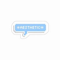 Image result for Aesthetic Blue and White Stickers Word