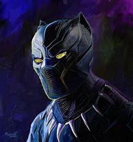 Image result for Black Panther Painting