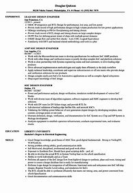 Image result for VLSI Engineer Resume Template