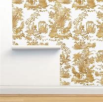 Image result for Chinoiserie Toile Wallpaper