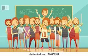 Image result for Middle School Students Class Cartoon