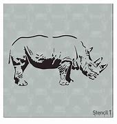 Image result for Stencil Rhino Sunset Designs