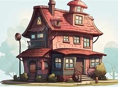 Image result for Aesthetic Cartoon House