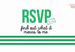 Image result for RSVP Etiquette