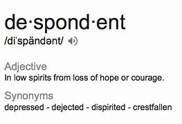 Image result for Despondent People