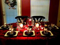 Image result for Christmas Eve Table Setting