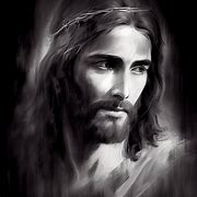 Image result for Jesus Icon Black and White