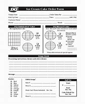 Image result for Cake Order Form Word Document