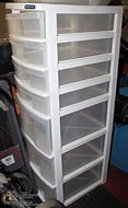 Image result for Plastic Tower Storage Drawers